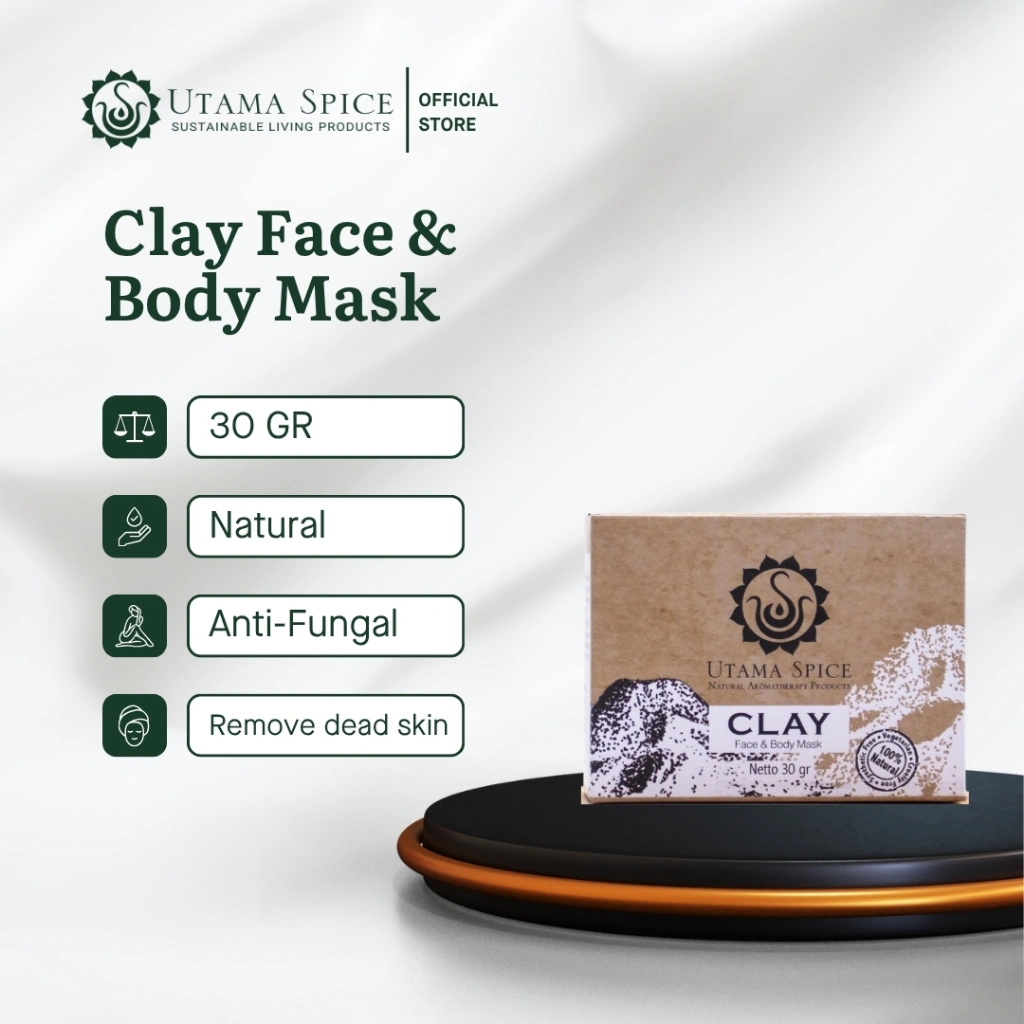 Utama Spice Clay Face & Body Mask 30gr