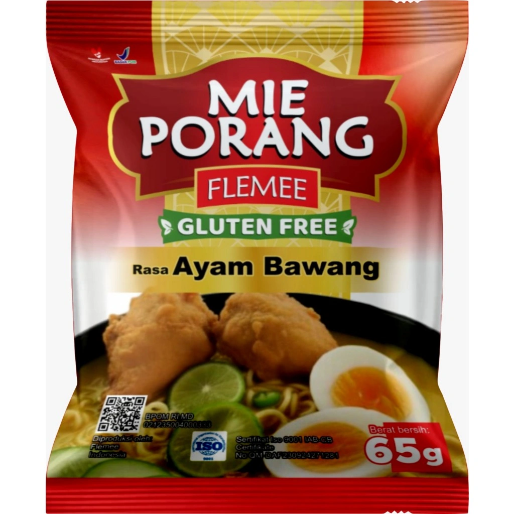 Flemee Mie Porang Mocaf Gluten Free Rasa Ayam Bawang