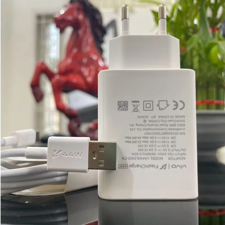 Charger Vivo 44W Original 100% – FlashCharge Super Fast Charging Type-C