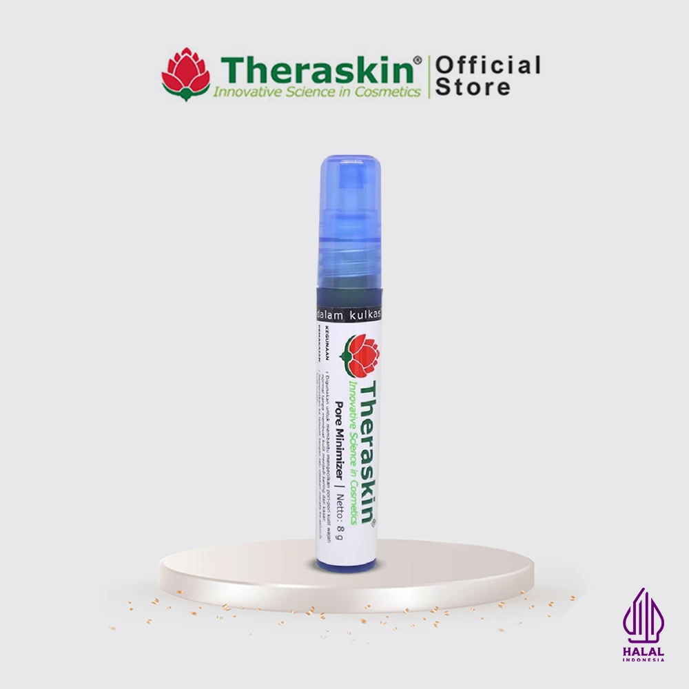 Theraskin BPOM Pore Minimizer 8mL - Serum pagi & malam untuk megecilkan pori-pori