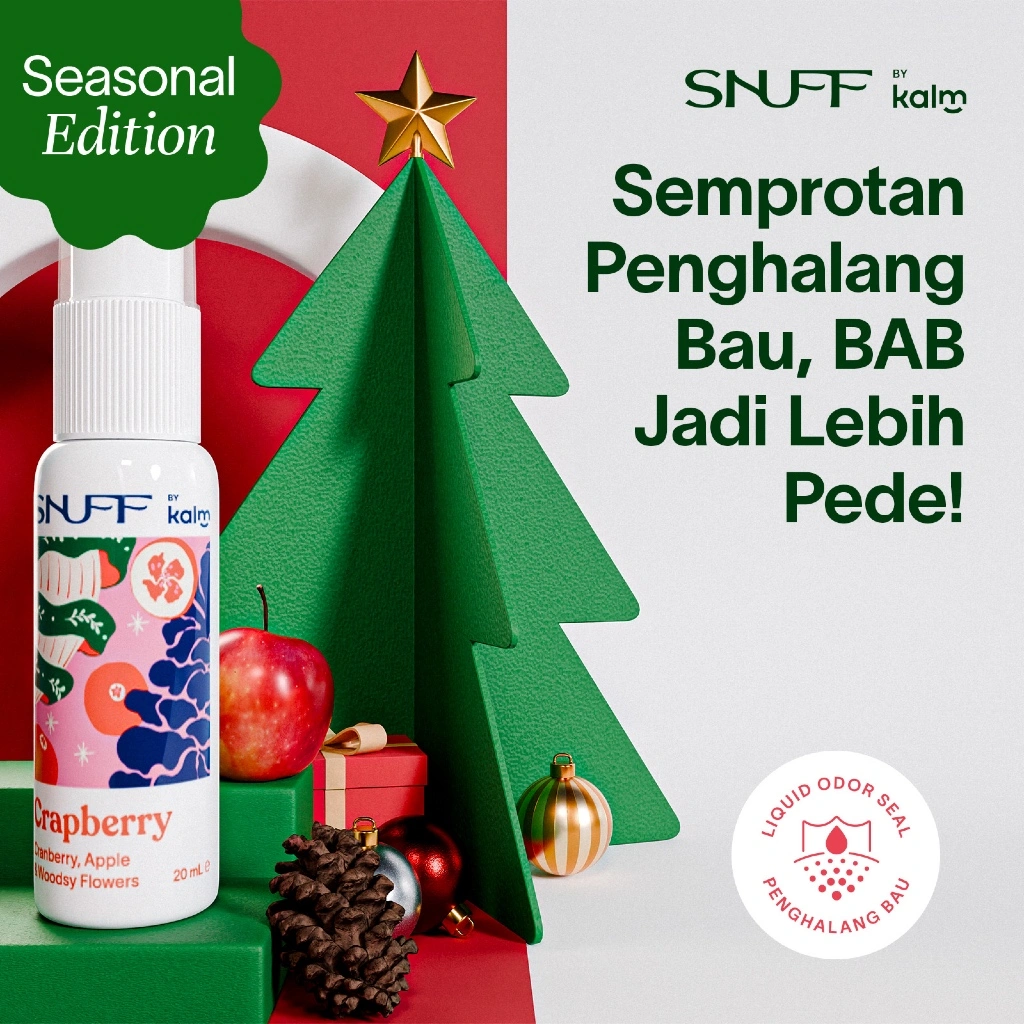 Snuff - Crapberry - Hampers Christmass - Before-You-Poo Toilet Spray Pengharum Pra-BAB