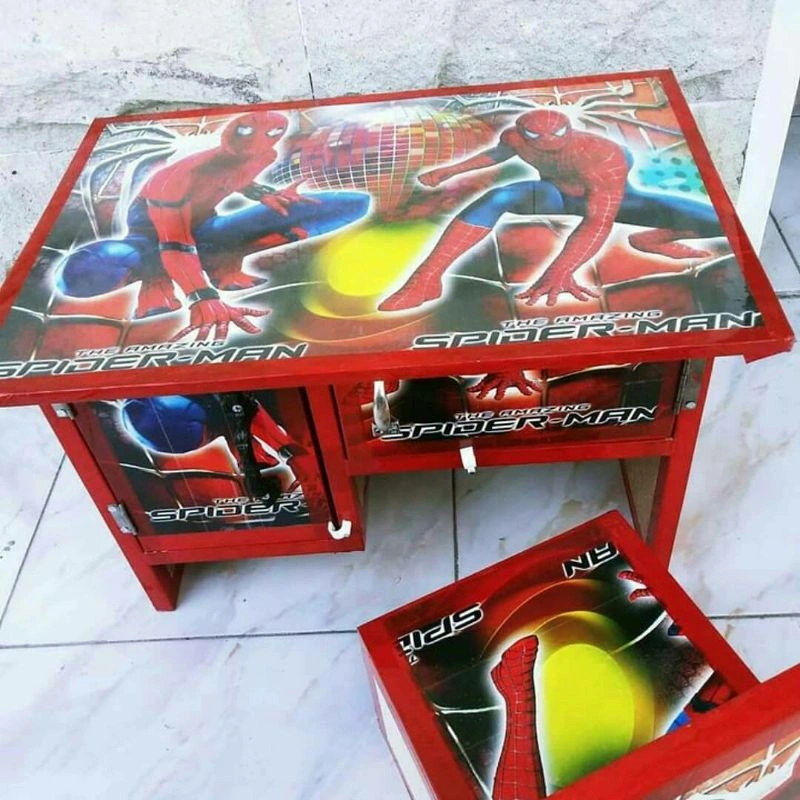 Meja belajar anak karakter meja laptop anak