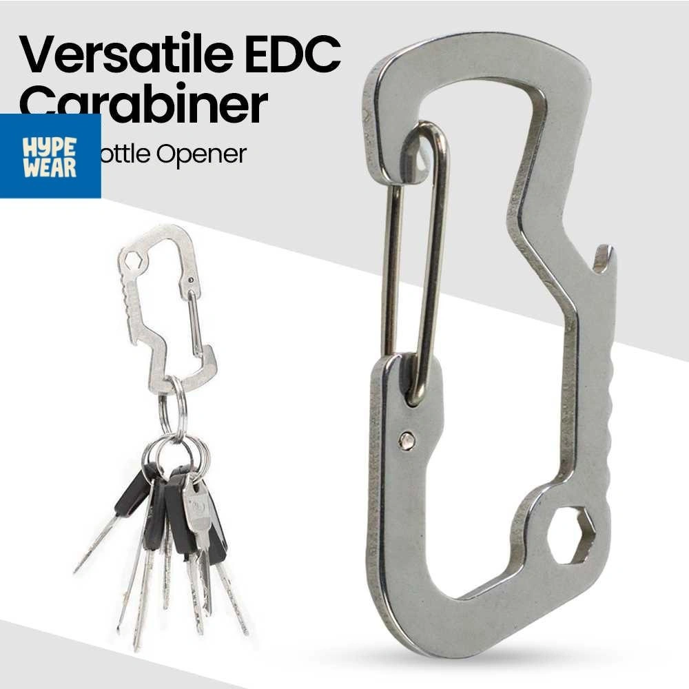 HYPEWEAR x Versatile EDC Carabiner Stainless Steel with Bottle Opener