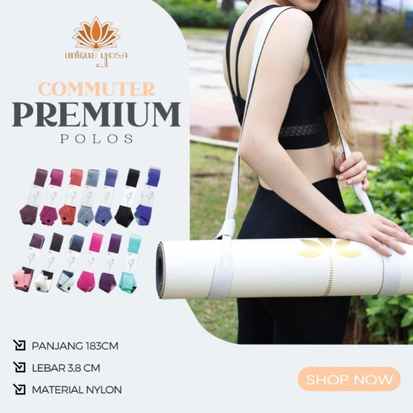 Tali Matras Yoga / Tali Pembawa Matras / Commuter Yoga Mat / Sabuk Matras / Strap Mat Yoga / Tali Mat Yoga / Commuter Yoga