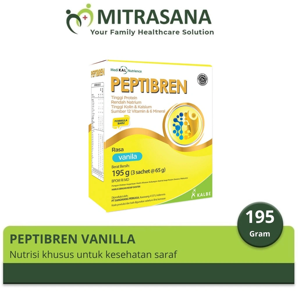 Peptibren 195 Gram - Nutrisi Khusus Kesehatan Saraf