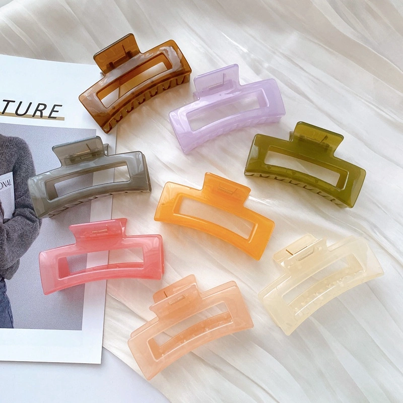 8CM 10CM 13CM JEPIT JELLY COLOR JEPITAN BADAI JEDAI KOTAK PERSEGI PANJANG BESAR KLIP RAMBUT TEBAL TRANSPARAN KOREA WANITA KOREAN WOMEN SQUARE RECTANGLE JAW THICK HAIR ACCESSORIES CLUTCHER CLAW CLIP CLIPS ACRYLIC TRANSPARENT THICK HAIR COLOR LARGE BIG SIZE