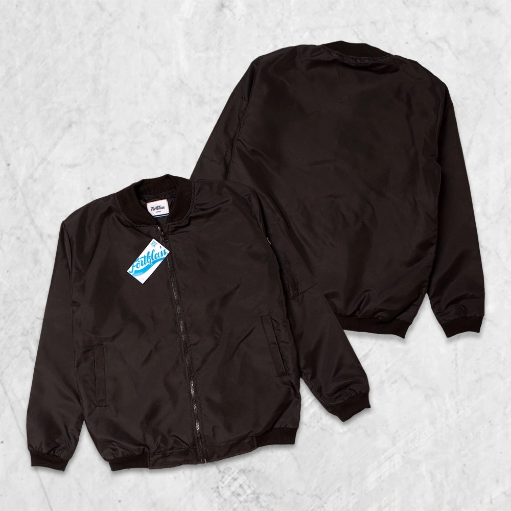 FortKlass Gafi Jaket Bomber Polos Pria Jacket Parasut Pria Wanita Jaket Motor