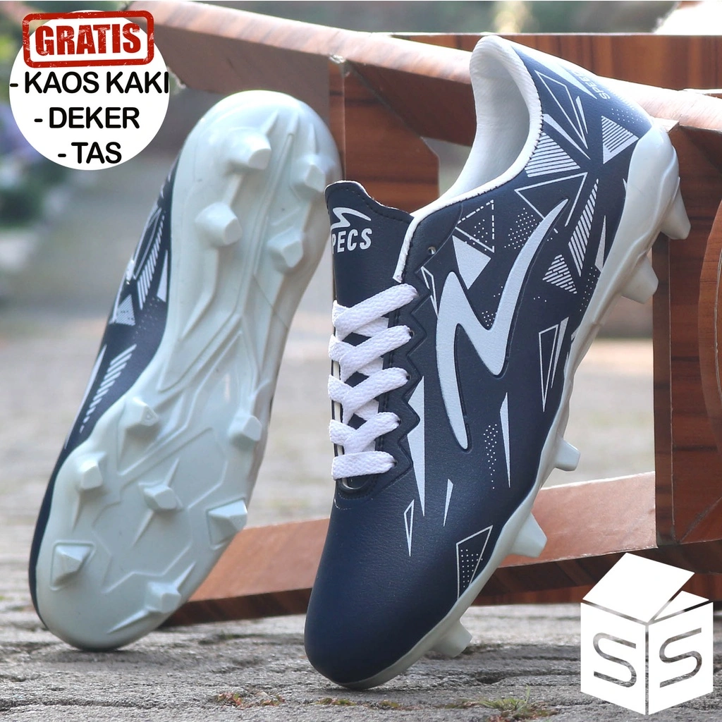 Sepatu Sepak Bola Specs SpeedBlaze Garde Ori - Black Navy
