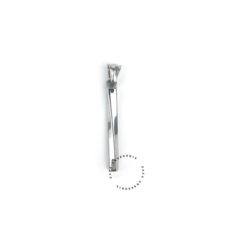 Zafa Liontin Kalung Stainless Steel Anti Karat Model Balok - Paige