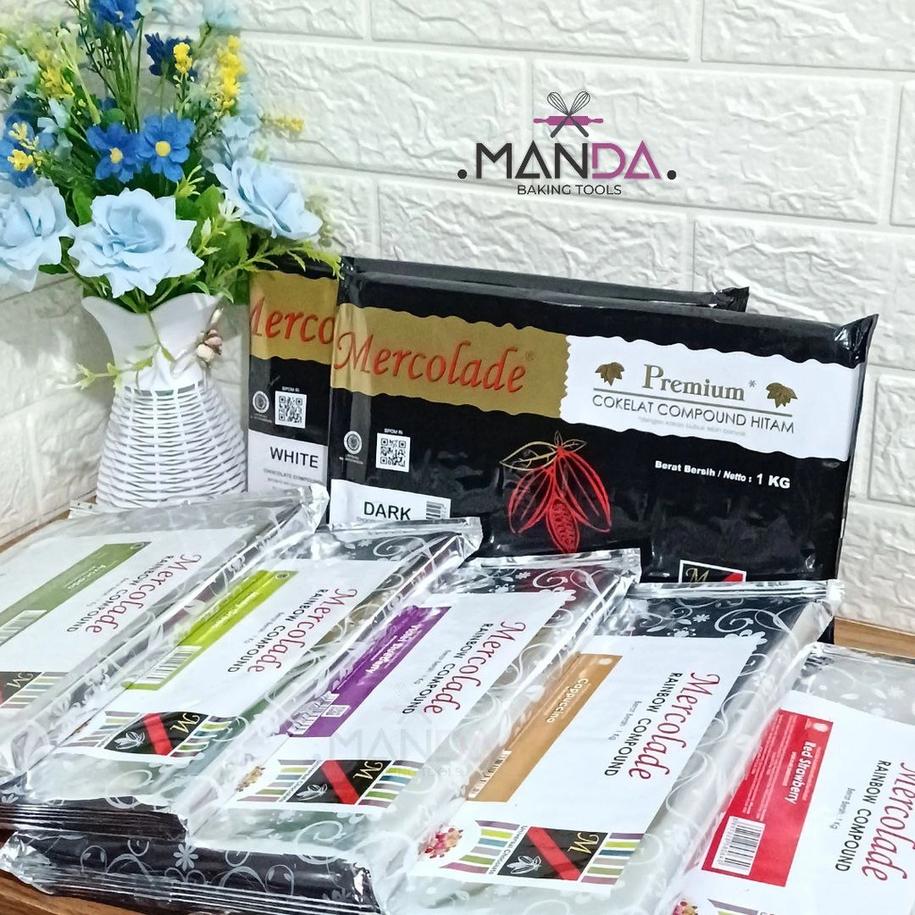1 kg Coklat mercolade mercolate rasa coklat batangan warna