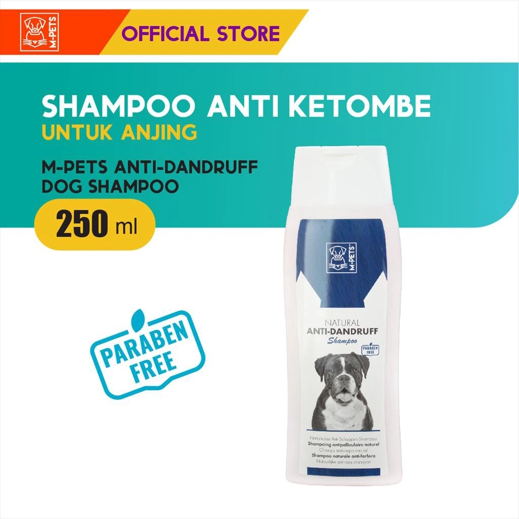 M-Pets Anti-Dandruff Dog Shampoo 250 ml / Shampo Anti Ketombe