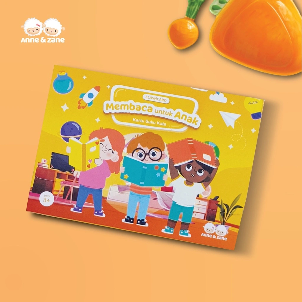 Flashcard Membaca Anak / Kartu Suku Kata / Mainan Edukasi Anak / Aktivitas Anak / PAUD