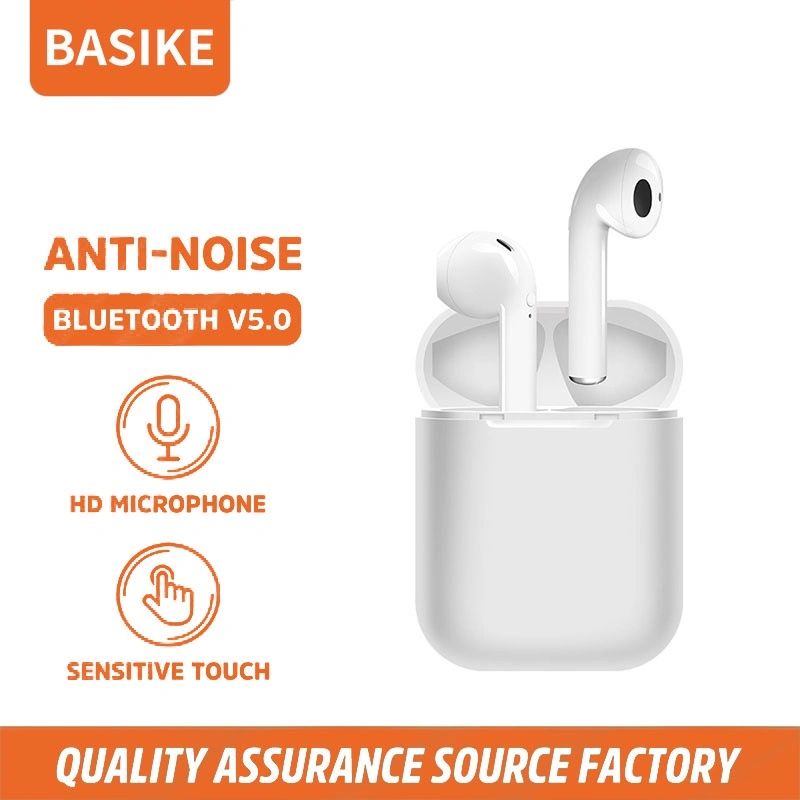 [HOT]BASIKE TWS Wireless Earphone True Wireless Headset Bluetooth WaterProof HIFI Bass Original
