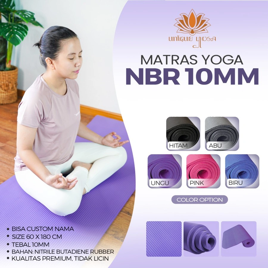 NBR Mat 10mm/ Matras Yoga Kardio / Yoga Mat