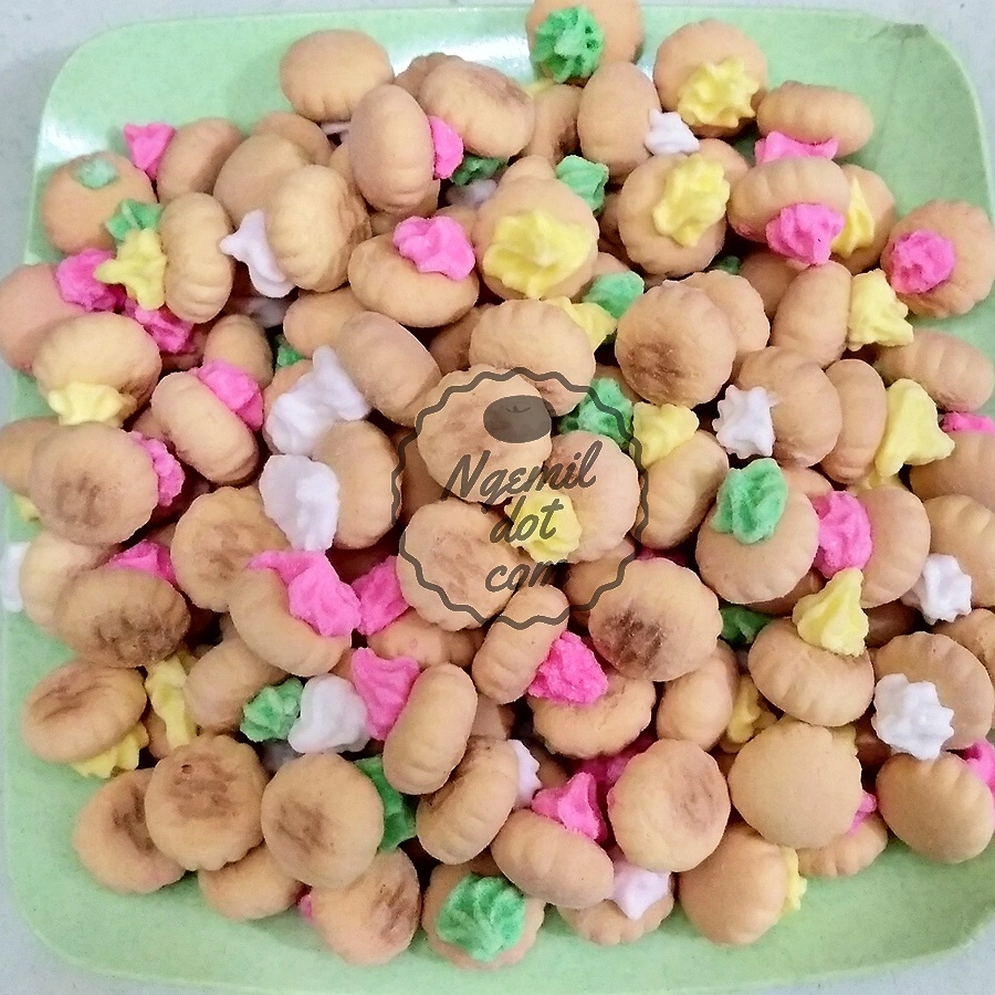 KUE GAME ROSE 250gr / KUE MONAS / KUE BISKUIT GULA / KUE GEMROS / GAMEROSE / KUE KANCING