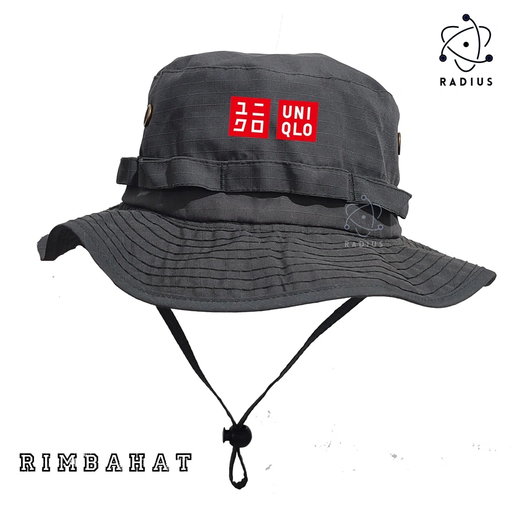 TOPI INI MENGANDUNG KECANDUAN !!!! Topi Rimba Topi Gunung Pria Wanita Unisex Premium Original Camp UNIQLO