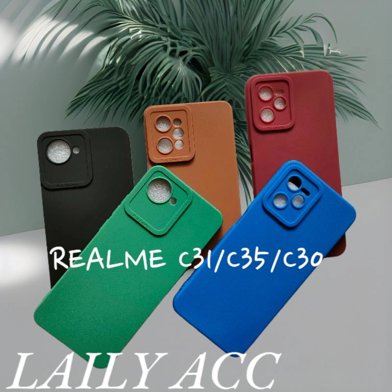 SOFT CASE MACARON PRO CAMERA REALME C31/C35/C30 SILIKON CANDY 3D TPU
