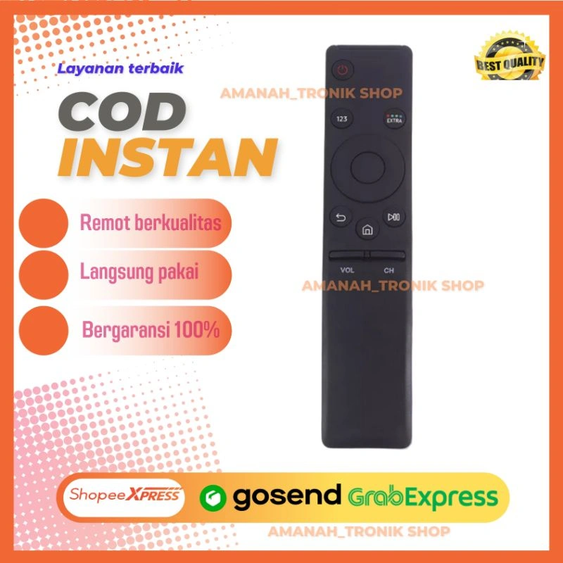 Remote remot TV Samsung smart Tanpa setting/remot control universal