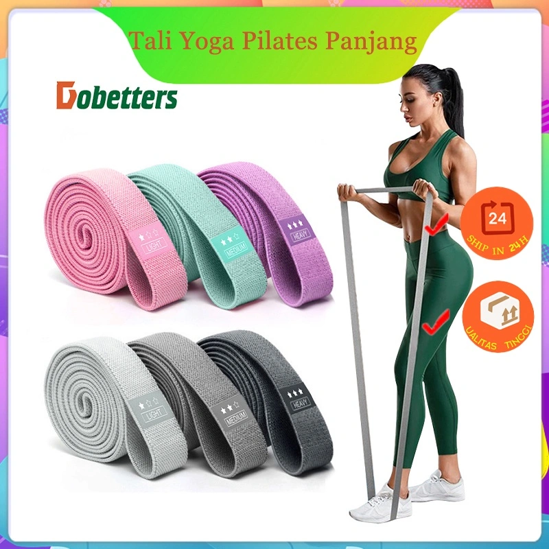 Band Kebugaran / Tali Yoga Pilates Panjang / Belt Yoga / Tali Yoga / Premium Yoga Strap