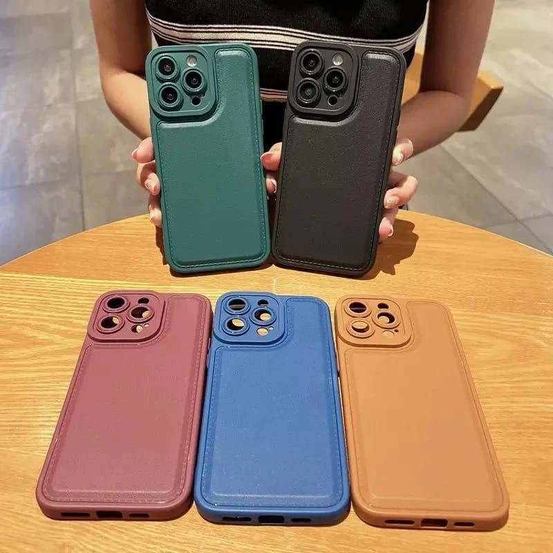CASE LEATHER PRO SAMSUNG J2 PRIME J4 PLUS J6 PLUS J7 J7 CORE J7 PRO J7 PRIME SOFTCASE PROTECTOR LENS KAMERA SILIKON PELIDUNG CASING TPU
