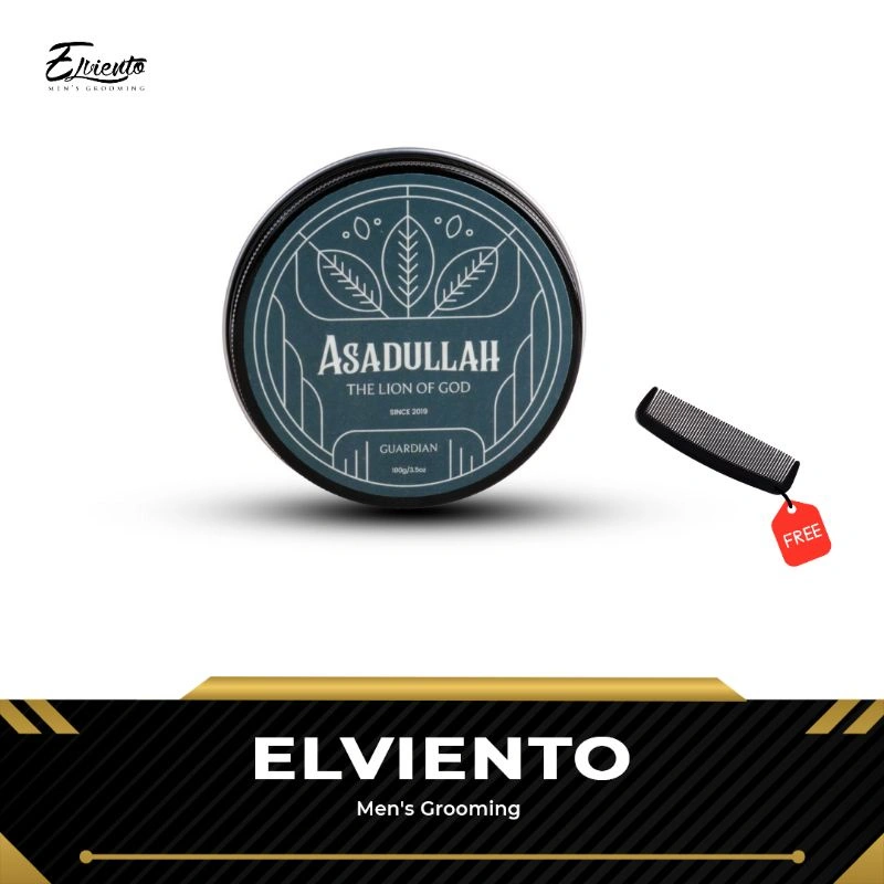 Asadullah Pomade Guardian Medium 100 Gram + Sisir Steril