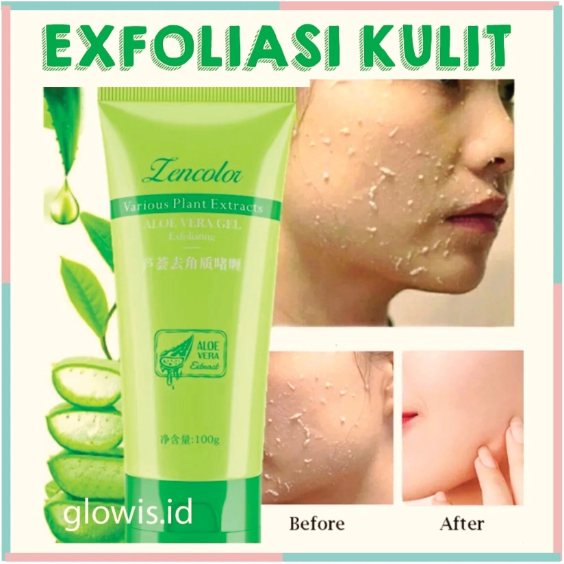 Aloe Vera Centella Exfoliating Asiatica Peeling Gel Eksfoliasi Kulit Wajah Exsfoliasi 60g XX071