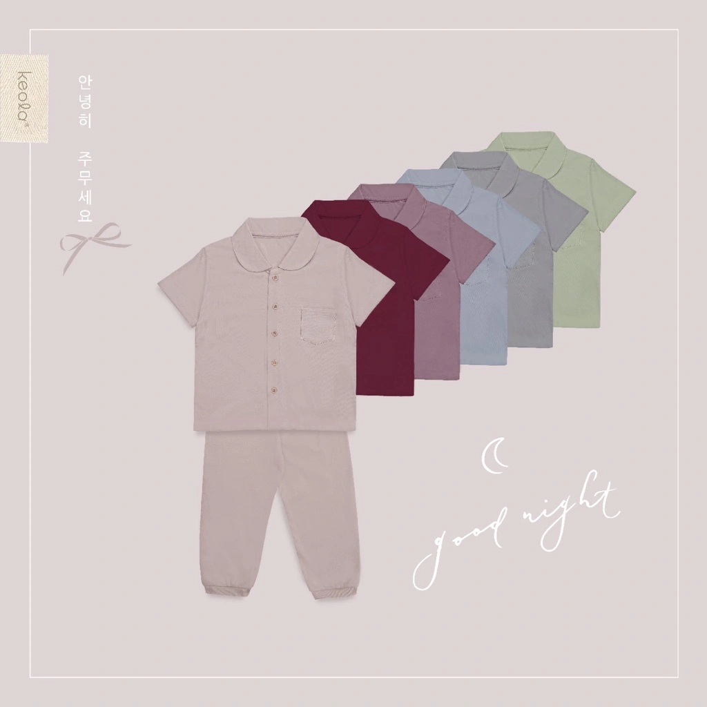KEOLA -  Setelan Anak Piyama Good Night / Setelan Anak Kasual Premium Baju Tidur Anak