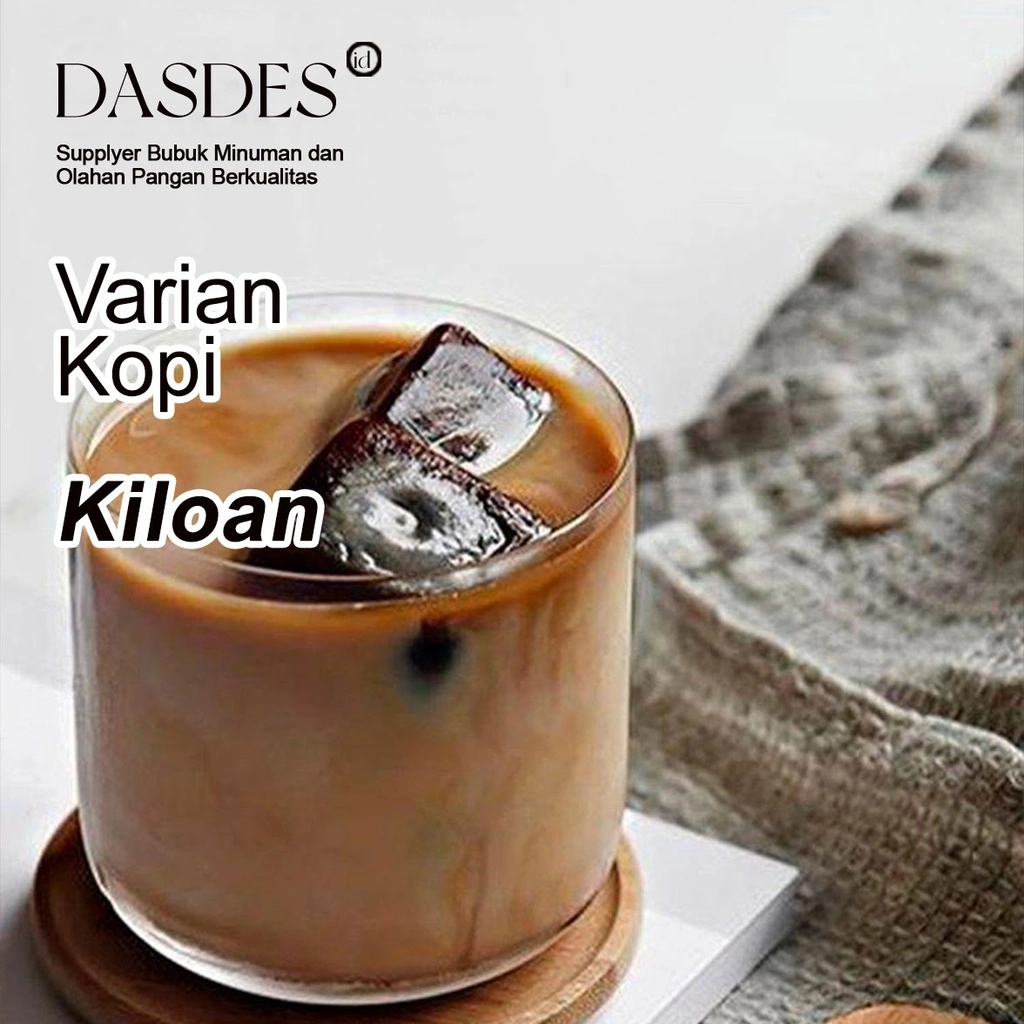 BUBUK MINUMAN COFFEE | BUBUK KOPI | BUBUK INSTAN | BUBUK DASDES | 1KG - DASDES Powder Drink