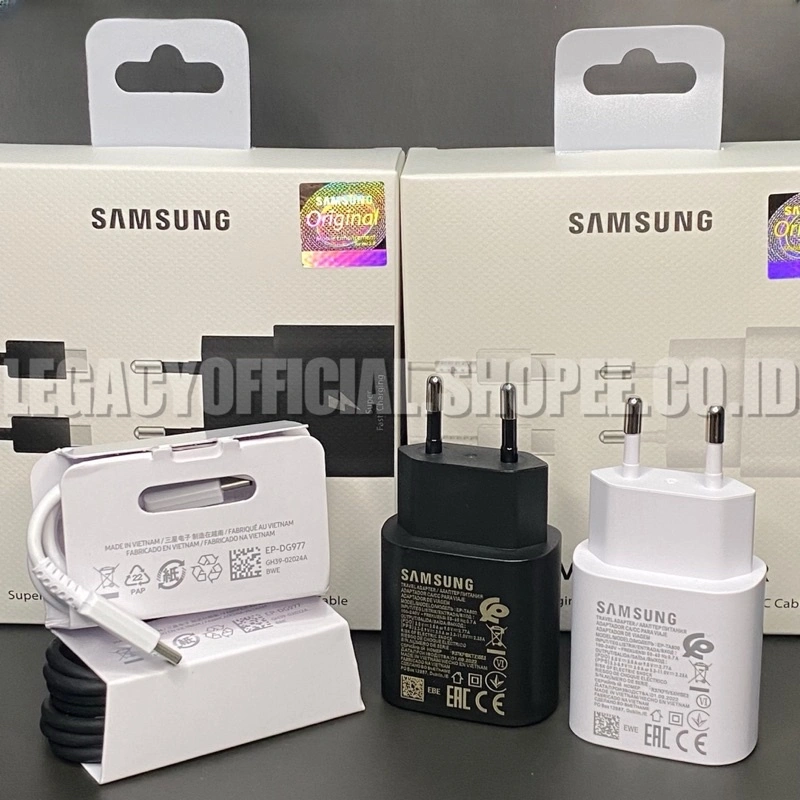 Charger SAMSUNG 25 Watt Original 100% Fast Charging USB C to USB C