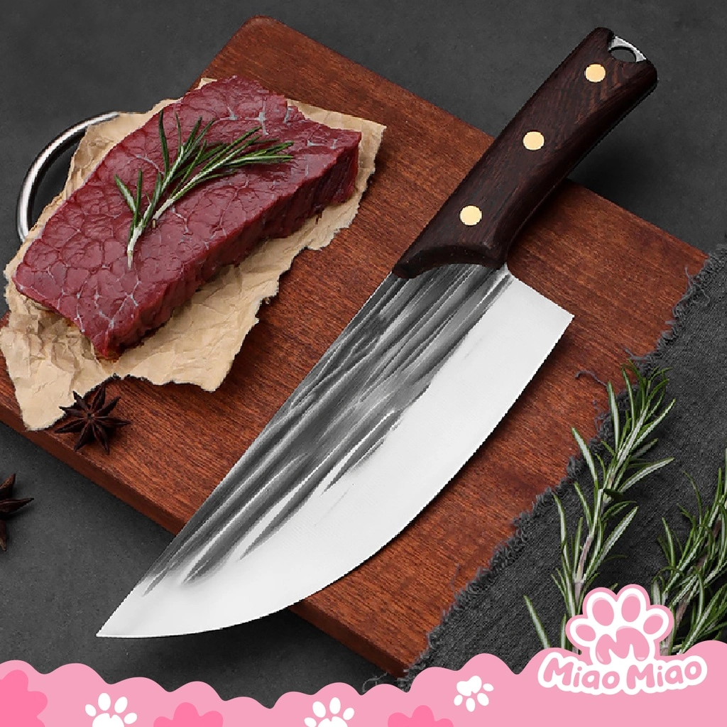 [Tipe C] Pisau Dapur Chef Pemotong Daging & Sayur - Stainless Steel Chef Knife - Tebal 2,5 mm