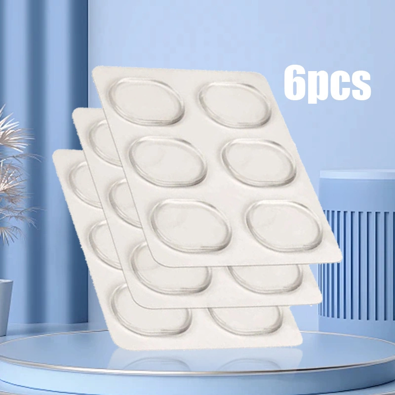 6pcs Alat Musik Drum Set Damper Gel Pads Gel Peredam Drum Snare Tom Drum Muffler Mute Sound Patch