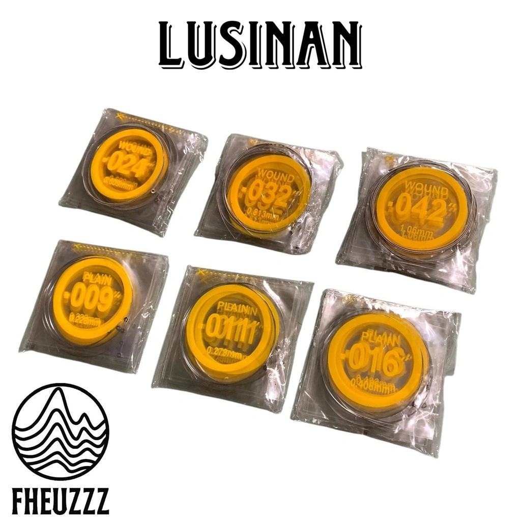 Senar Gitar Elektrik Guitar Electric Plain Lusin Lusinan No 1 - 6