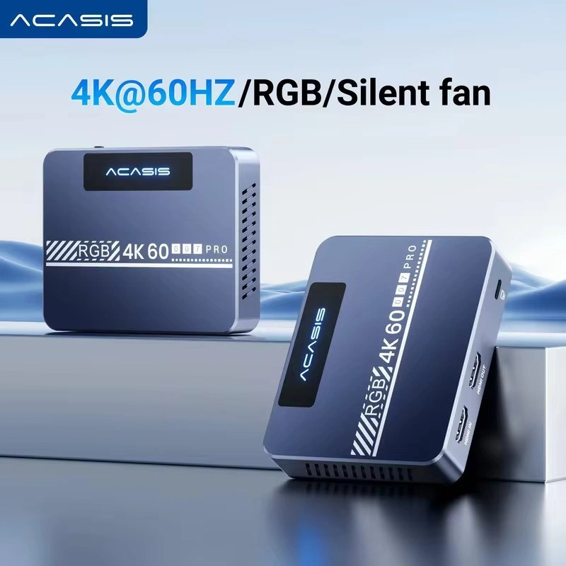 Acasis Video Capture Card 4K60 HDR10 RGB For Camera iPad Game Console For Live Broadcast Video Conferencing