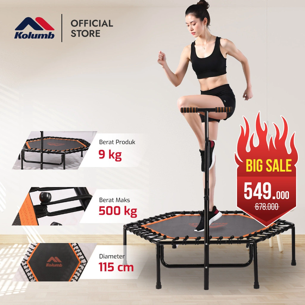 Kolumb Sport Trampoline Alat Olahraga Lompat Trampolin - YDF1006
