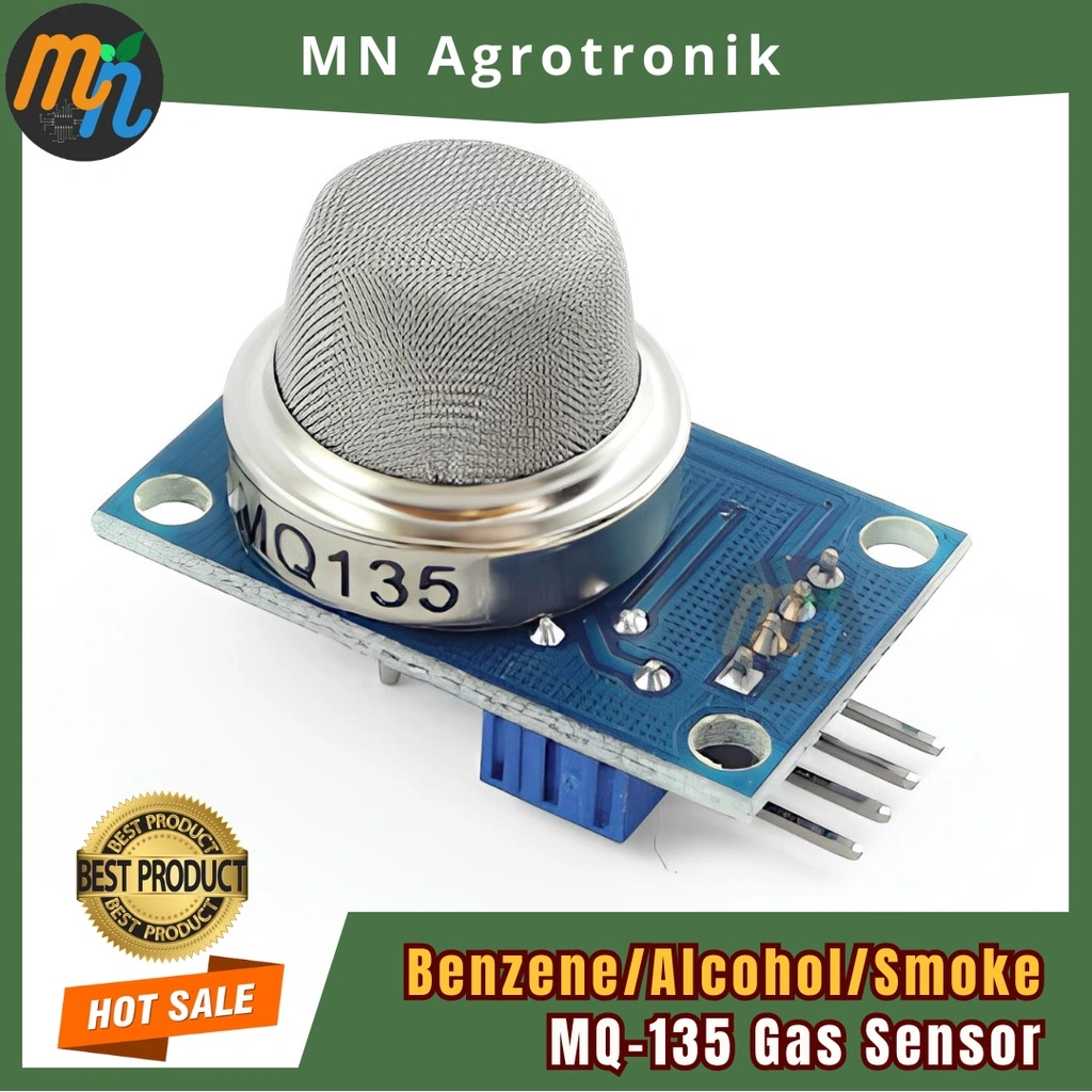 MQ-135 MQ135 GAS SENSOR KUALITAS UDARA AIR QUALITY MODULE ARDUINOELE