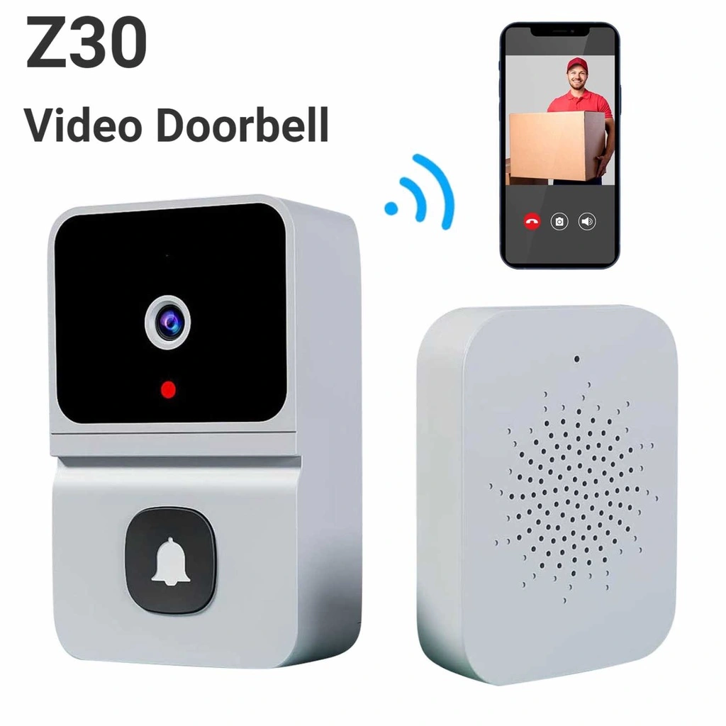SUYING Z30 Bel Rumah Smart + Video HD CCTV Doorbell Wireless WiFi Waterproof Two Way Audio Bell Pintu Tombol Remote Door Tanpa Kabel