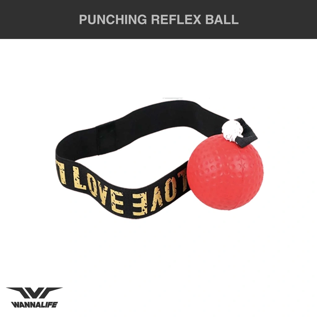 Punching Reflex Ball Samsak Tinju Kepala Boxing Speed Punching Reaction Agility Training 20g