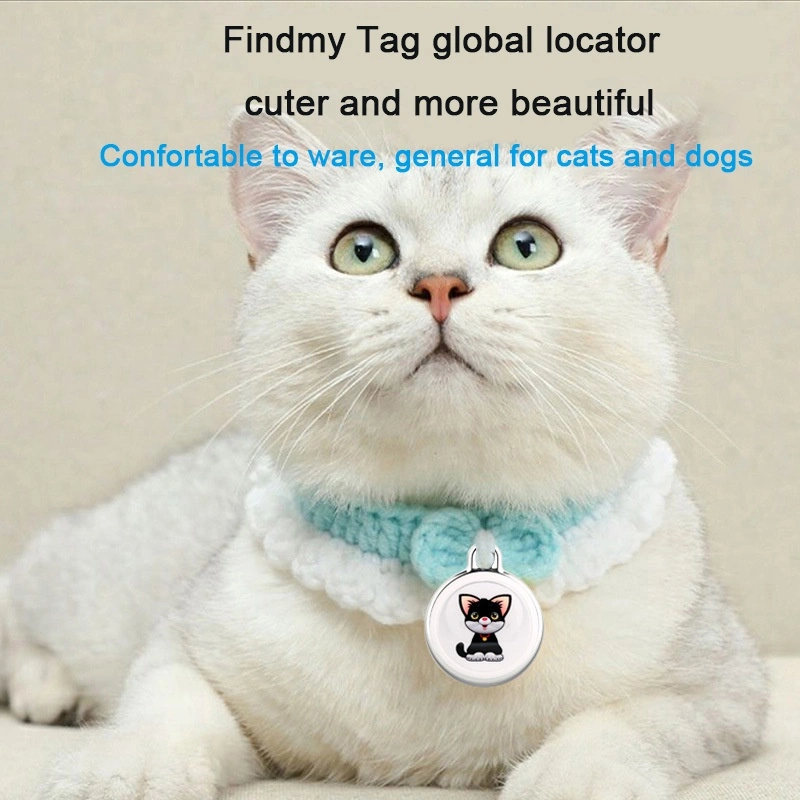 Pet GPS Tag Tracking Location Anti Lost Pelacak Anti Hilang Kucing Anjing serupa Apple Airtag