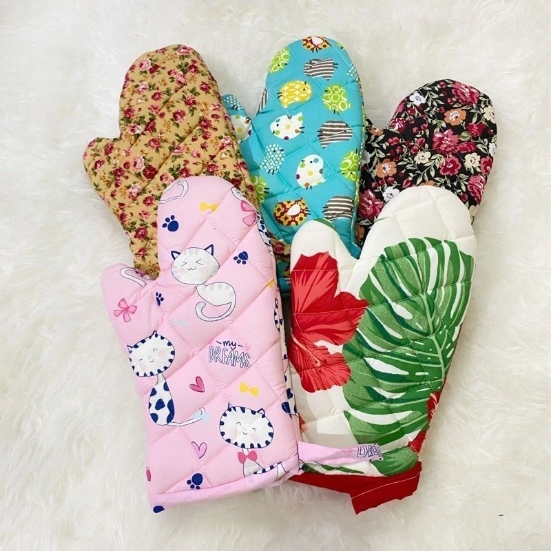 SARUNG TANGAN OVEN / SARUNG TANGAN ANTI PANAS / LAP TANGAN (1Set)