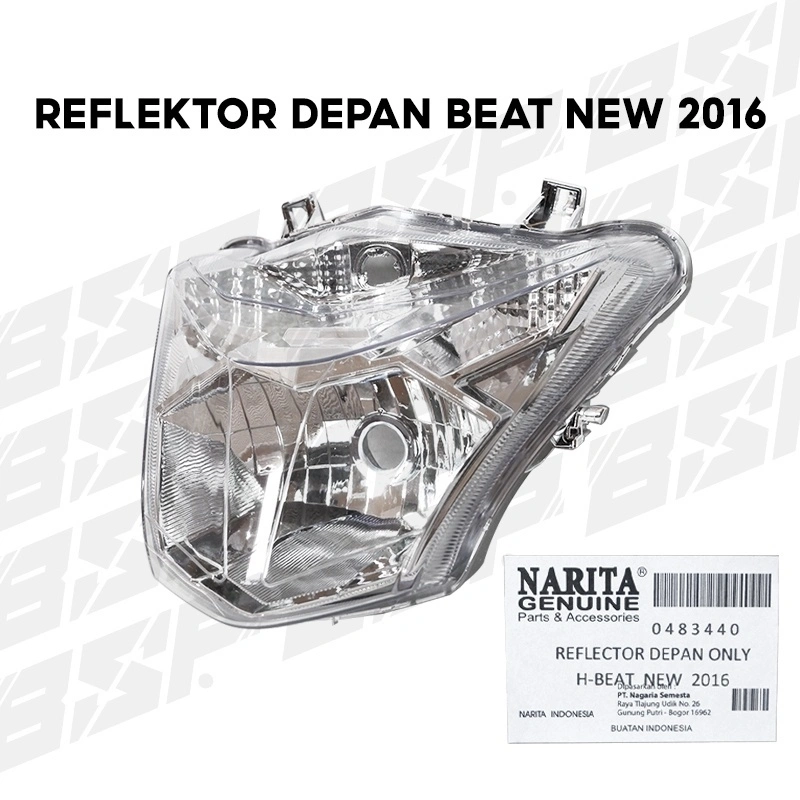 Reflektor Kaca Lampu Depan Honda Beat Fi Esp Eco Street New 2016 2017 2018 2019 - RC