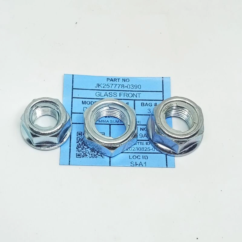 COD NUTS FLANGE LOCK MUR RODA M12 , M14 MUR RODA HONDA MATIC BAUT KUNCI 17  19  22;