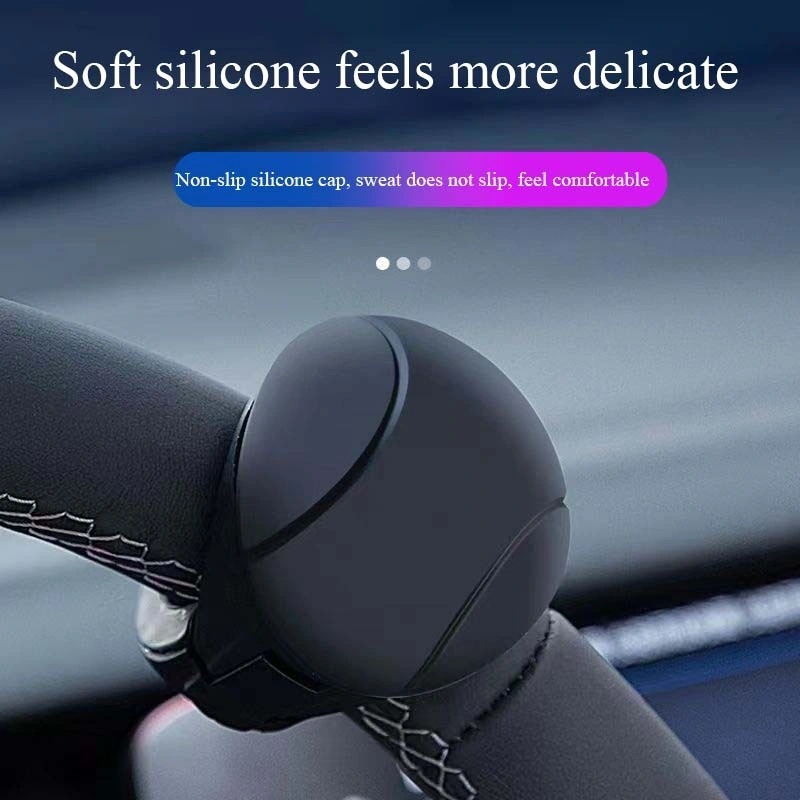 Knob Setir Pemutar Mobil Akselerasi Steering Wheel Power Ball Control Universal Handle Knop Stir Ster Steer Kemudi Woopower Bahan ABS Silicon