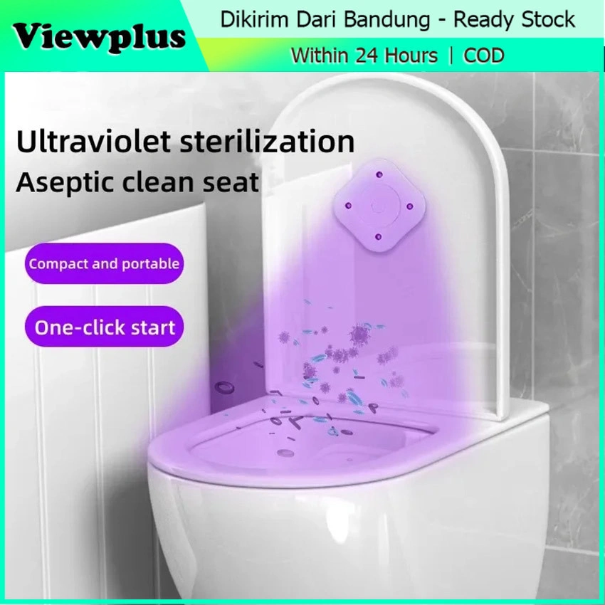 Lampu UVC Smart Toilet Sterilizer Disinfection Portable Device Lampu UV Toilet
