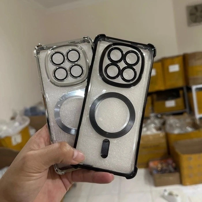 Case Untuk Xiaomi Redmi Note 14 4G / 14 5G / 14 Pro 5G / 14 Pro Plus / 13 Pro 5G / 13 5G MagSafe Magnet Wireless