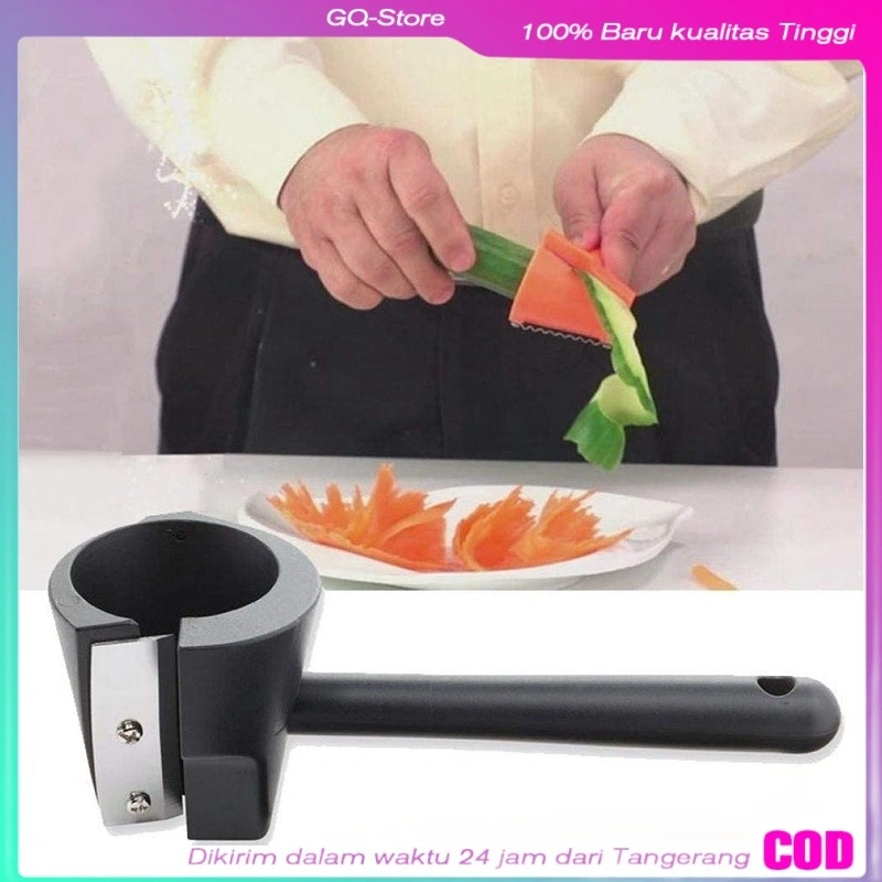 Rautan Spiral Wortel untuk Bento Hiasan Bahan Stainless Pengupas Wortel Pee