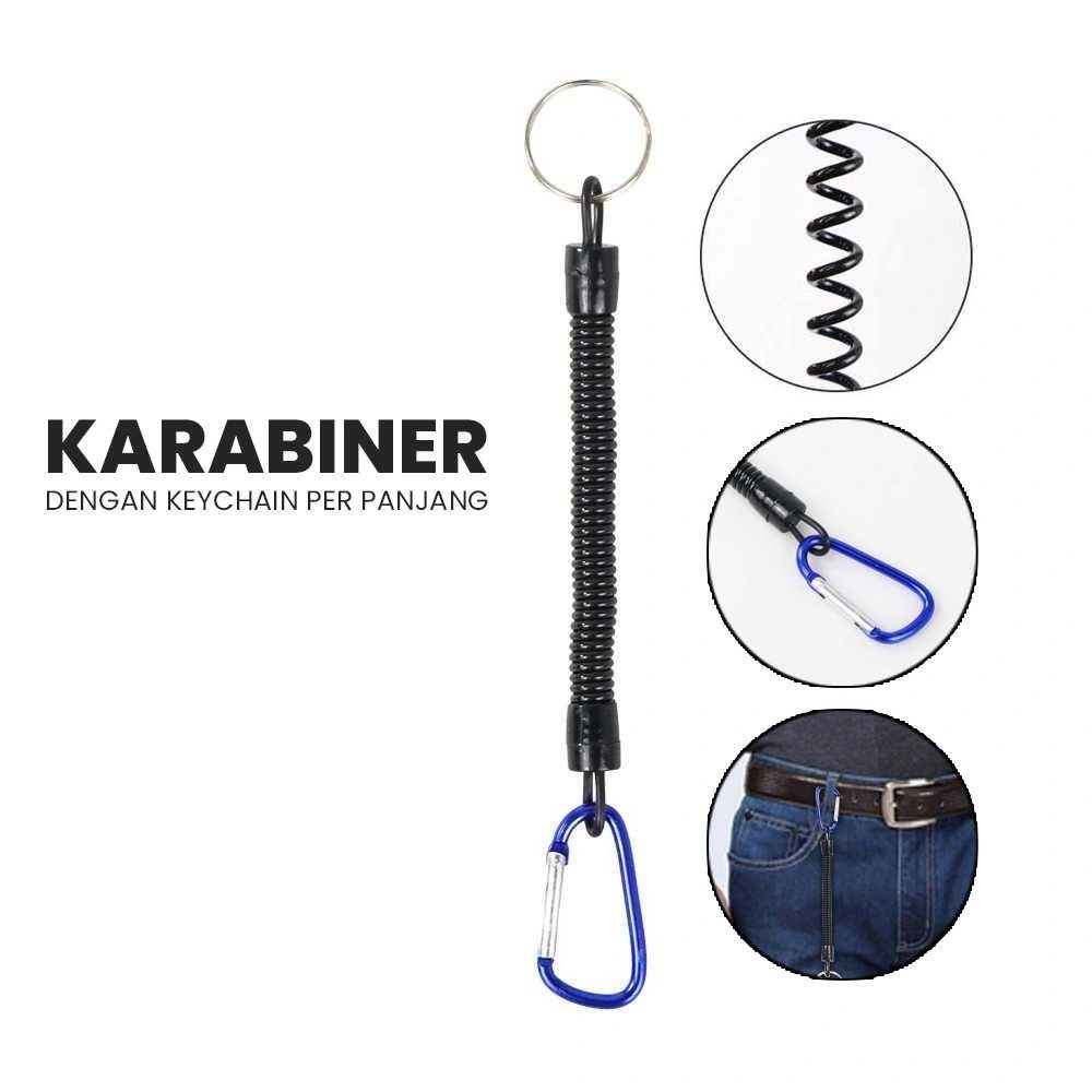 APEN Carabiner dengan Keychain Per Panjang Hiking Camping Barangg Unik Murah Lucu - CC24