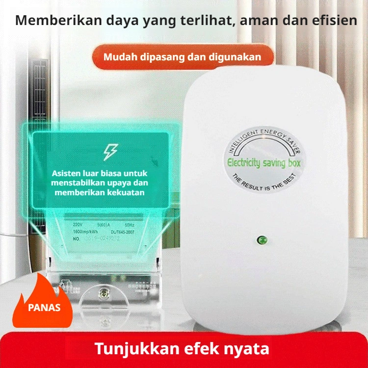 Penghemat peralatan rumah tangga Festival Penstabil Tegangan Hemat Daya Raja Hemat Daya Raja Penghemat Daya Listrik/Penghemat Daya/Penghemat Daya Rumah/Device Penghemat Daya Rumah TanggaHousehold Power Saver Smart Electric Saver