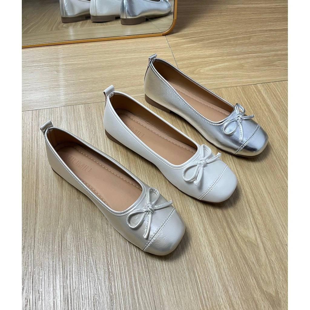 CF 2519 Sandal Wanita Ballet Flats Ballerina Ribbon Flatshoes Fashion 1,5cm With Box BISA COD