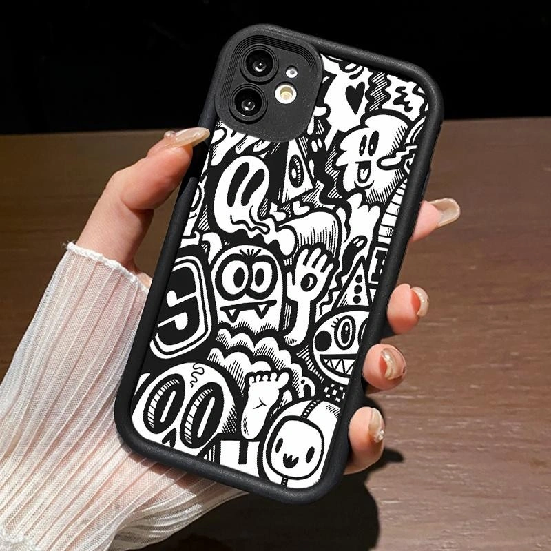 Softcase For Vivo S1 S1 Prime S1 Pro S10e S12 S16 S16 Pro S16e S17 Pro S17 S17t S18 Pro T1 5G T1x 4G T2 4G U10 U3x U20 U3 Z1 Z1i Z1 Lite Z1Pro Z1x Z3x Z5i Case Silicon TPU Lens Protection Artistic Hip