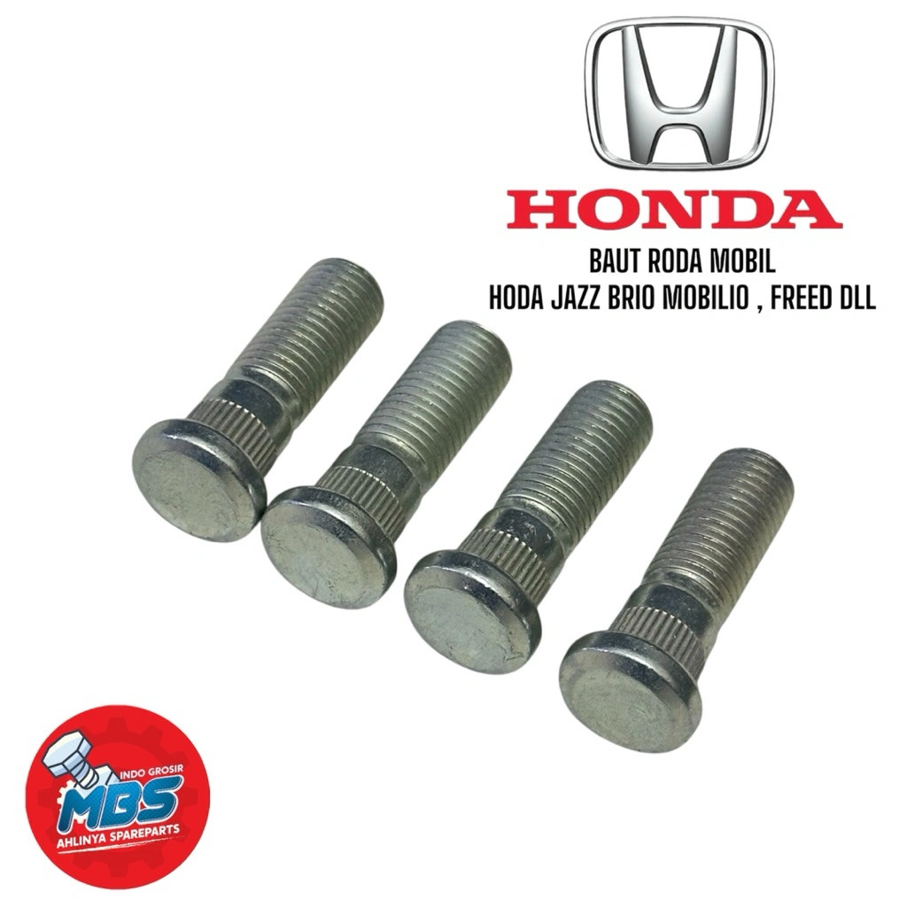 SAJ Baut Roda Semua Mobil Honda Accord Civic City Crv Crz Brio Freed Jazz Hrv Brv Stream Odyssey Mobilio ORI